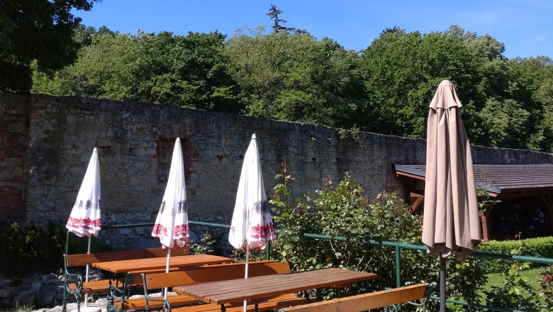 Kloster-Schanigarten im Sommer