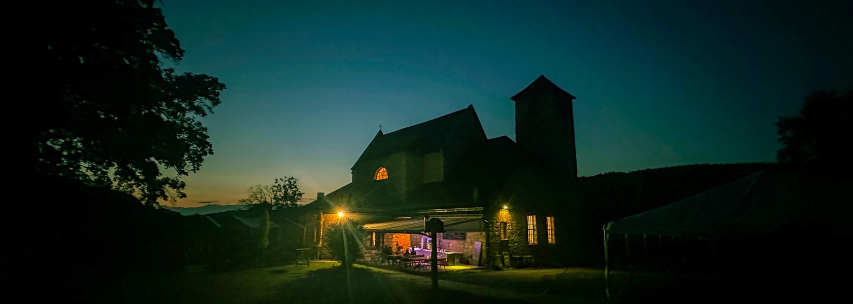 Abendstimmung Naturparkzentrum Kloster St. Anna